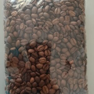 Café torrado e grãos 250 Gr transparente